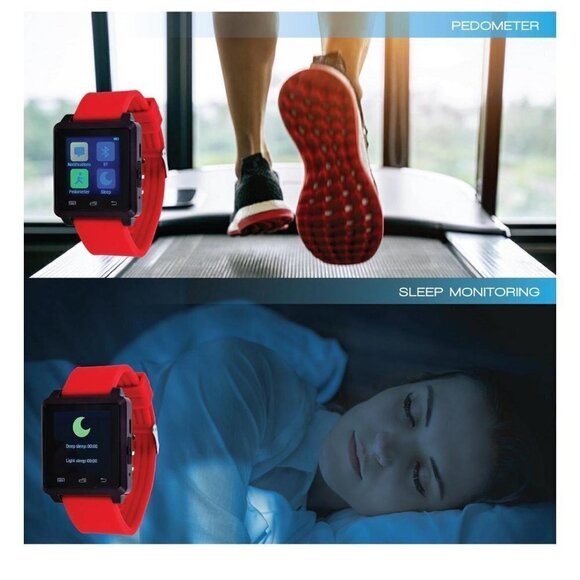 U.S. Polo Assn. Adult Unisex Smart Watch with Silicone Strap in Grey (US9696BU) - Picture 4 of 11